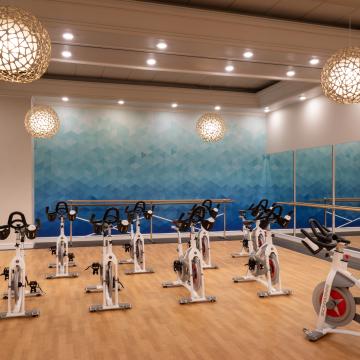 Nalu Spa Movement Studio with stationary bikes