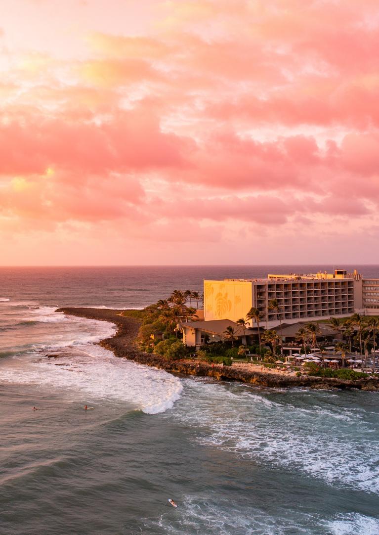Aerial of Turtle Bay